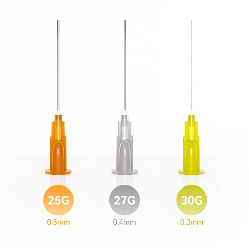 100 قطعة إبرة الري الداخلي للأسنان طرف قناة الجذر إبرة الري الجانبية g نهاية مغلقة الجانبية Foramen بالمنظار الري