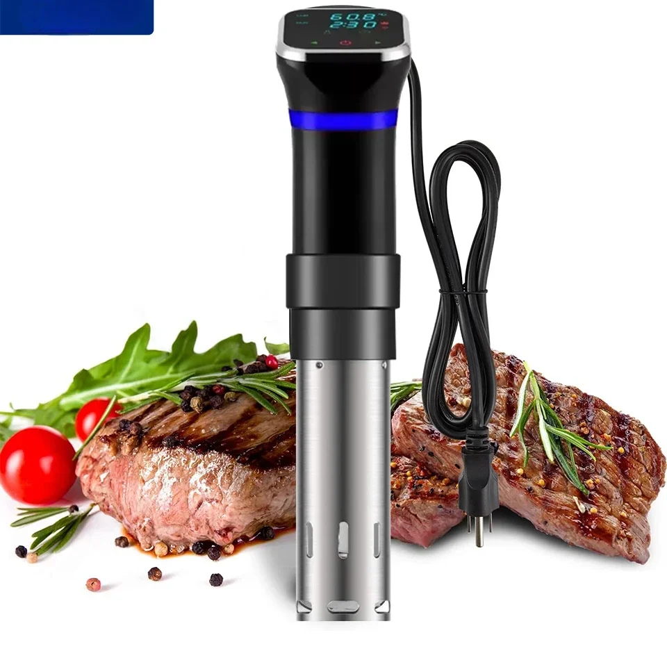 

1100 watt cooker, precise temperature and timer, ultra-quiet stainless steel immersion circulator unit