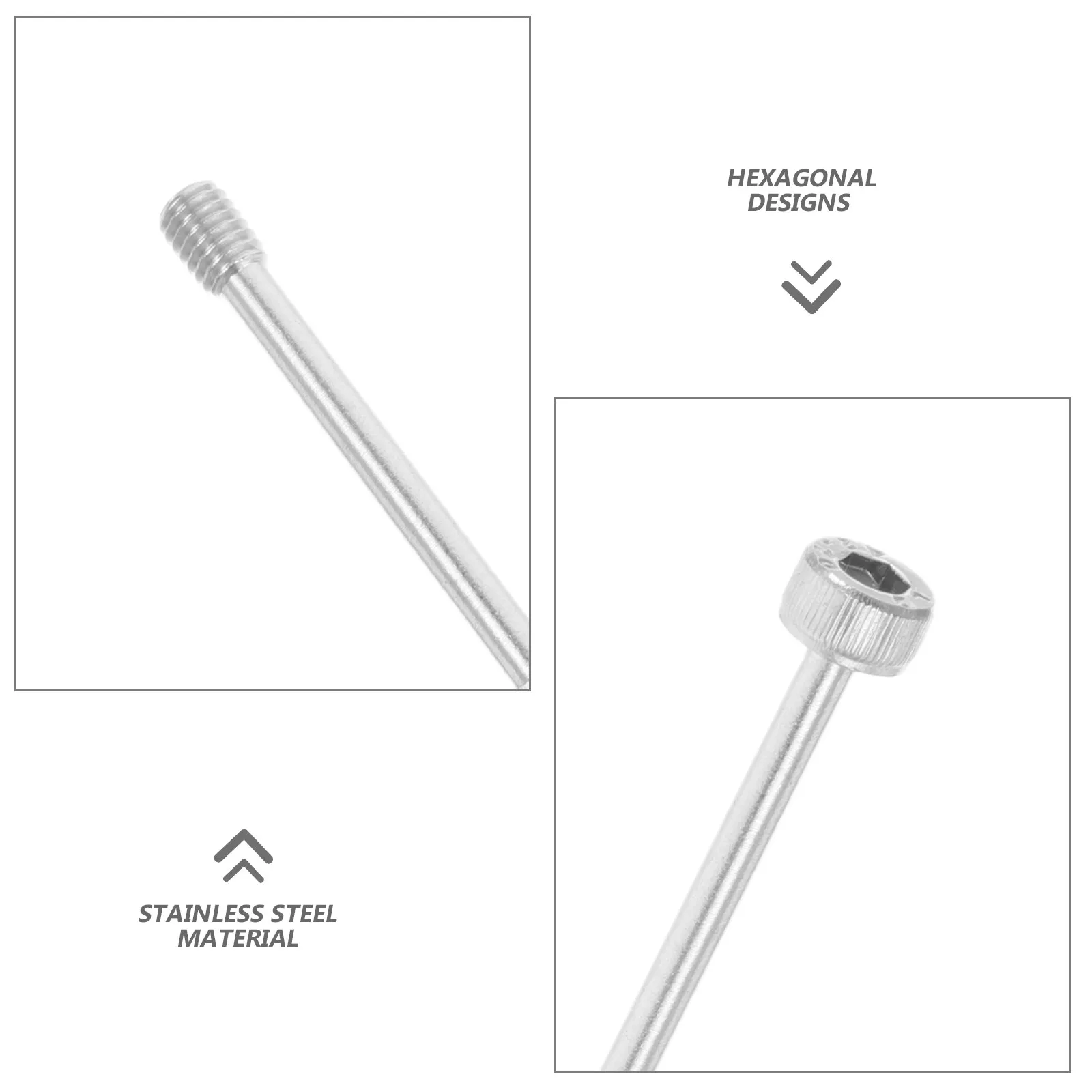 10Pcs Self-Locking Hexagonal Nuts Stainless Steel M3x25 Anti-Loosening Screws Industrial Machinery Construction Bolt Nut Set