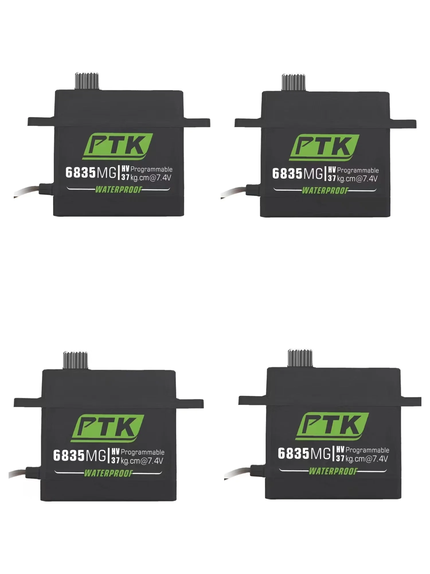 PTK 6835MG PWM Servo Metal Gear 40kg HV High Torque Motor Digital Stainless Steel Gear Servos Fixed Wing Robot DIY RC Car 180°