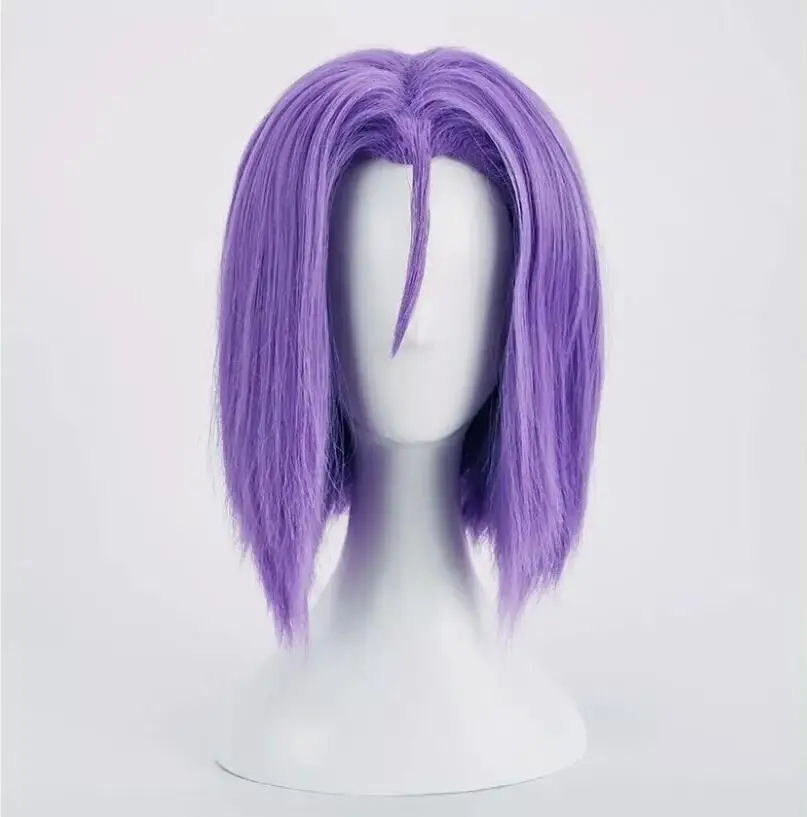 Cosplay Wig Halloween Party Short Purple Hair