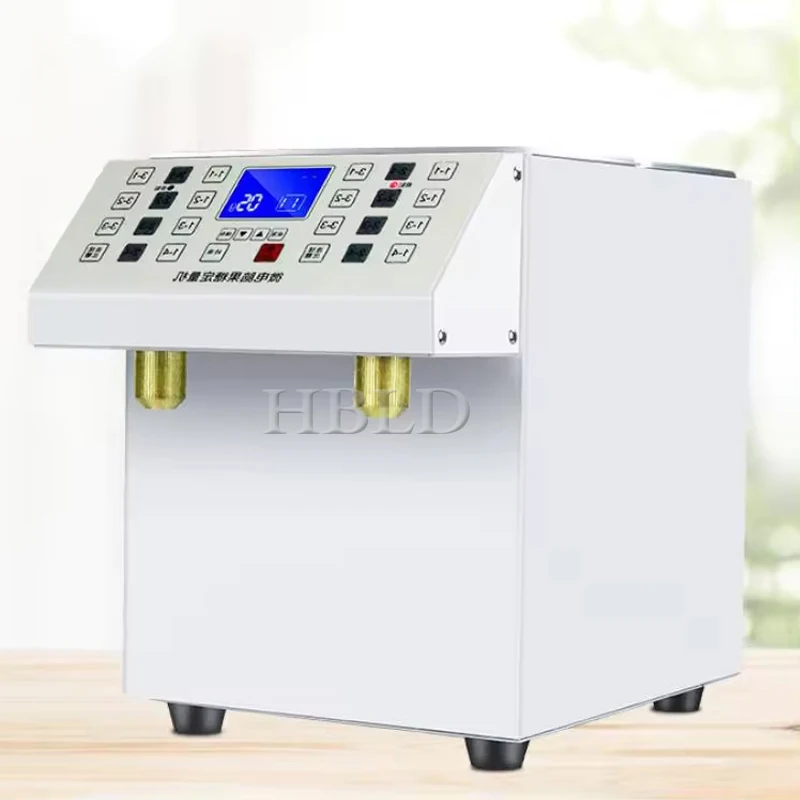 

Профессиональный дозатор сиропа для напитков класса люкс, 5 л*2, двойной бак, 2 машины, 4 клавиши, для точного дозирования фруктозы