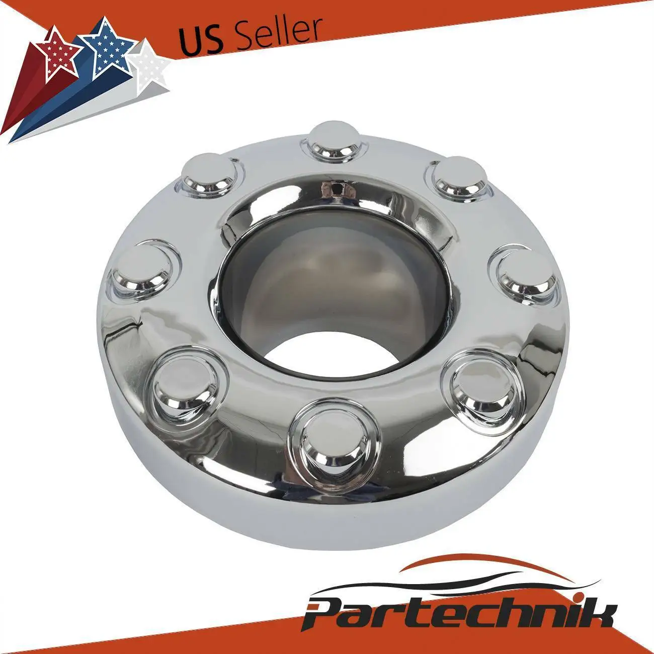 

Partzer Fit for 2005-2018 Ford F-350 F350 Dually 4x4 Open Front Wheel Chrome Center Hub Cap