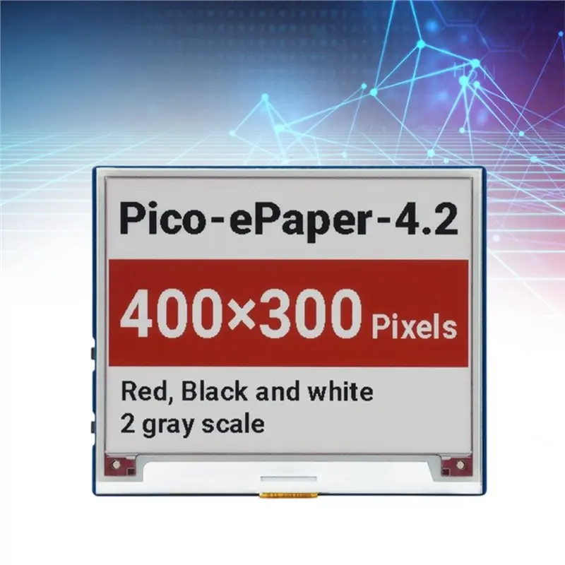 N91R-SPI Communication Interface 4.2 Inch Epaper Display 400X300 Pixels For Raspberry Pi Pico E-Ink Screen In Red/White/Black