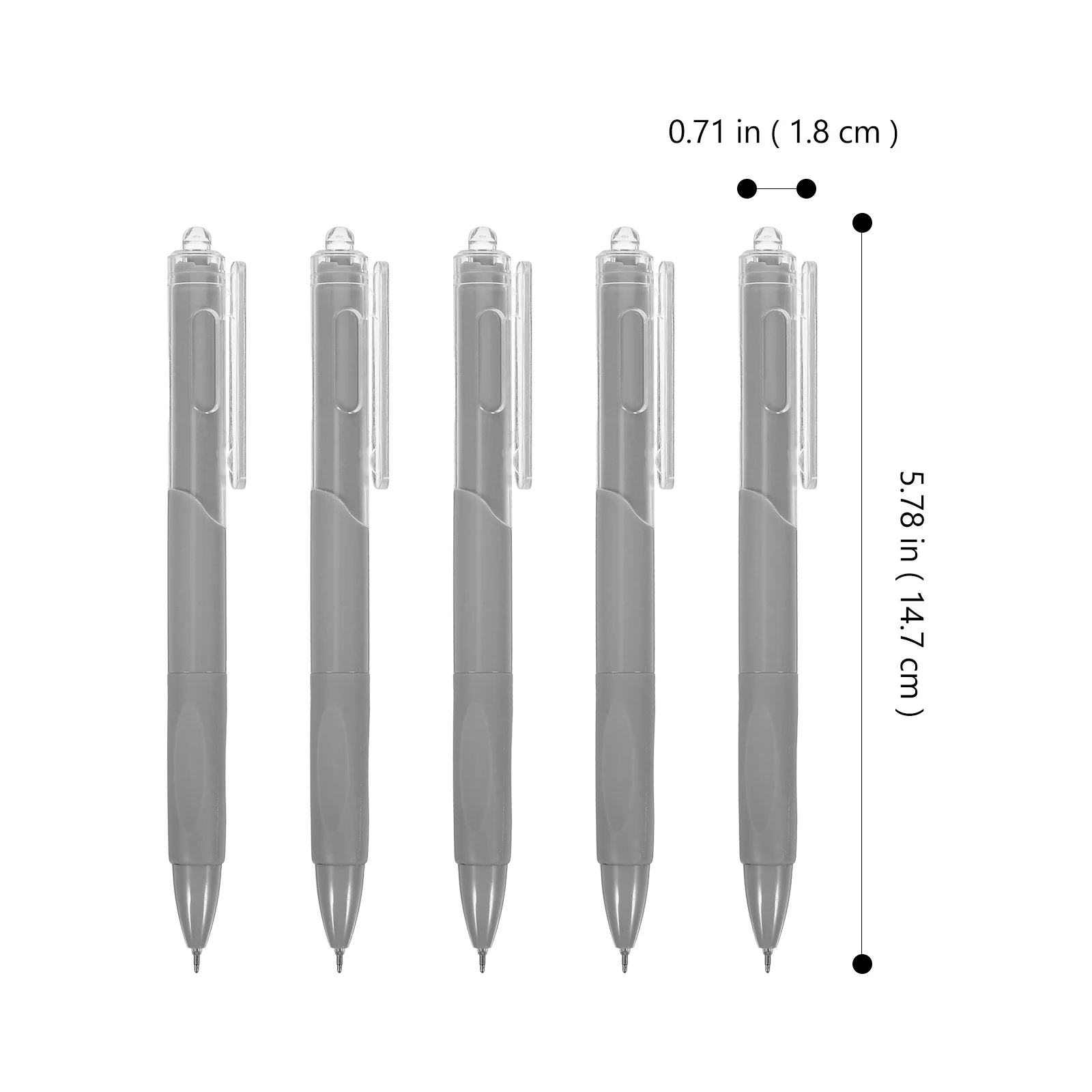 

5 шт. шариковые ручки эргономичные гладкие письменные принадлежности портативные для ежедневного использования для офиса, школы, дома, домашнего письма