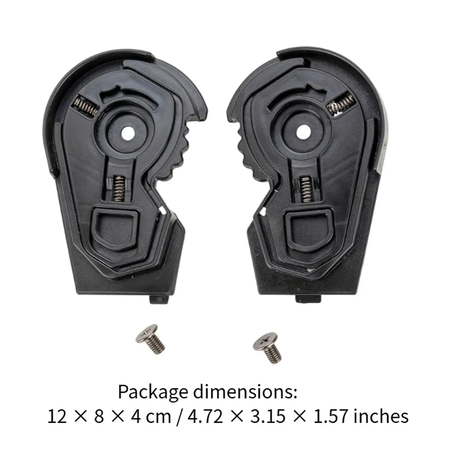 Half Helmet Visor Base Motorbike Helmet Base Plate Professional High Performance Premium Spare Replacement for 718 Black