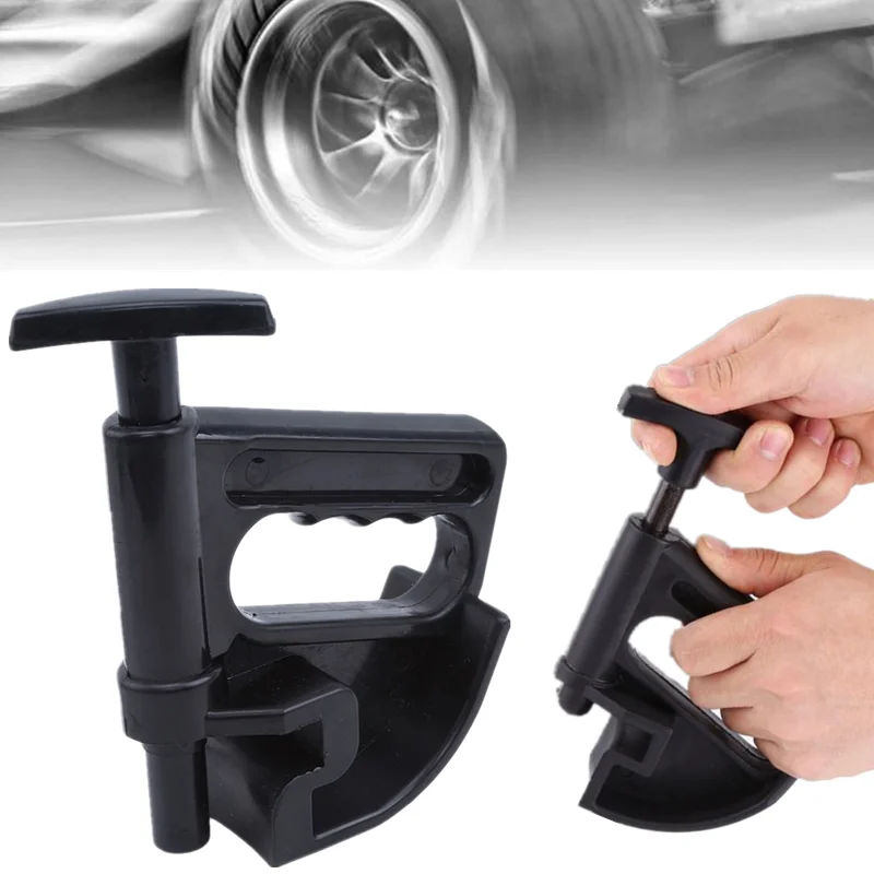 Portable Tire Dismounting Machine Dismounting Tire Clamp Adapter Universal Tire Rim Clamp Tire Presser Pry Wheel Shifting Helper