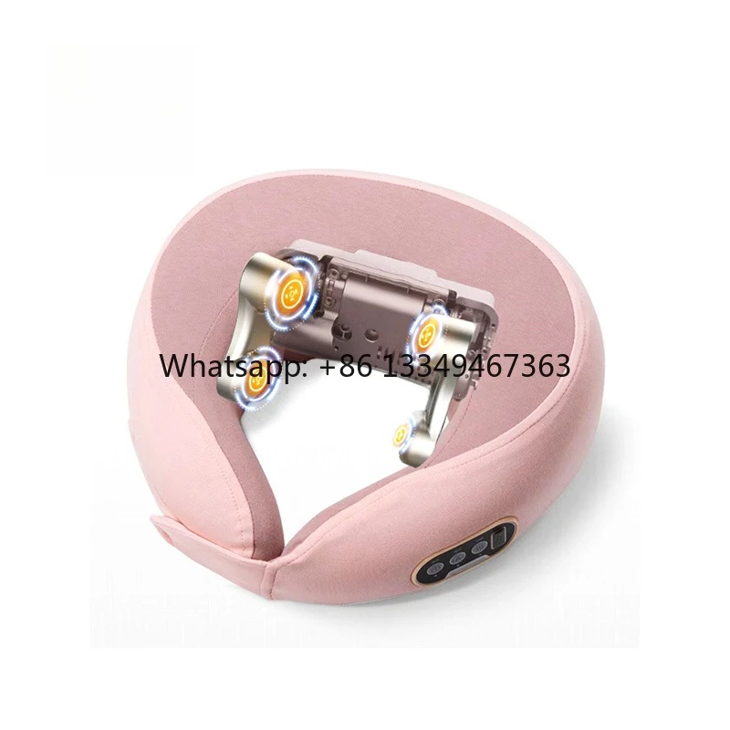 Wholesales New Type Electric U Shape Pillow Massager Travel Massage Neck Pillow with Memory Foam for Home Car Office Use