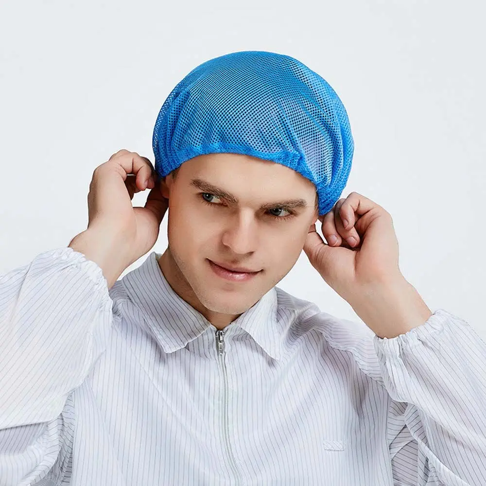 Dustproof Anti-static Workshop DVentilation Manufacturer Kitchen Cook Hat Hairnet Dust Cap Work Cap