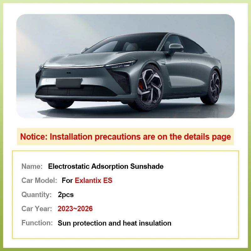 pare-soleil-et-visieres-d'isolation-electrostatique-pour-toit-ouvrant-de-voiture-exlantix-es-exeed-es7-sterra-es-2023~2026