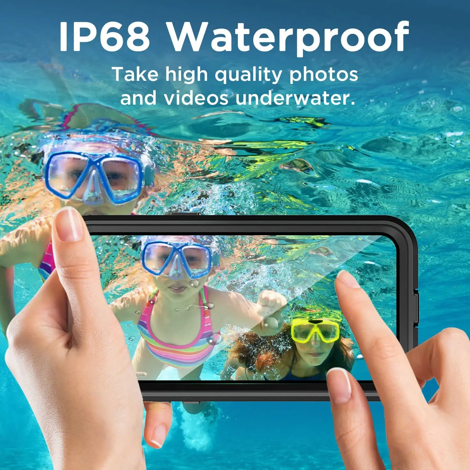 IP68 Waterproof Case For iPhone 15 Pro Max 14 Pro iPhone 14 13 Pro Max Safe Full Body Protective Dustproof Magnetic Phone Cover