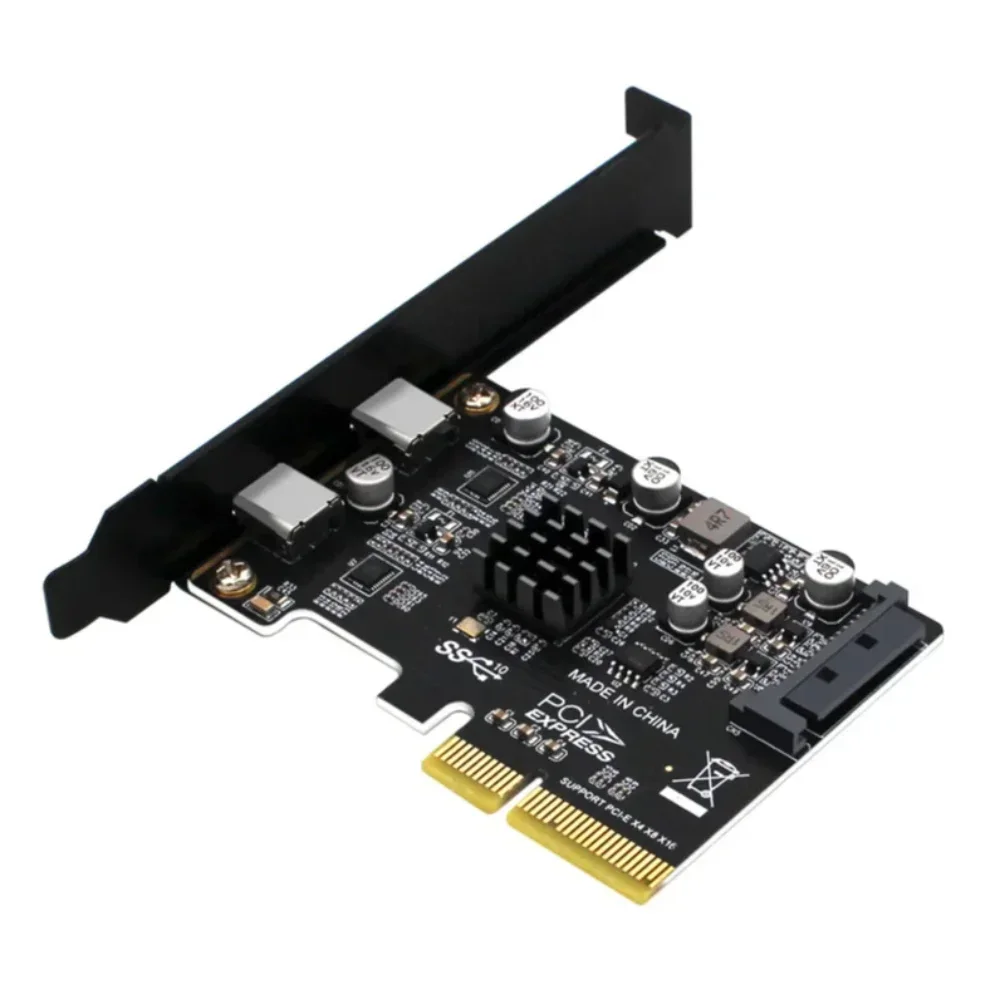 PCIE USB 3.1 Dual 10Gbps 2x Type-C Ports 2 ports usb3.1 to pcie card PCI Express Controller Riser Card Expansion Adapter for Mac