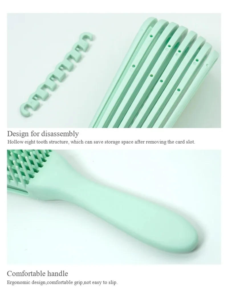 Hair Comb Detangling Brush Scalp Massage Hair Brush Detangler Brush for Curly Hair