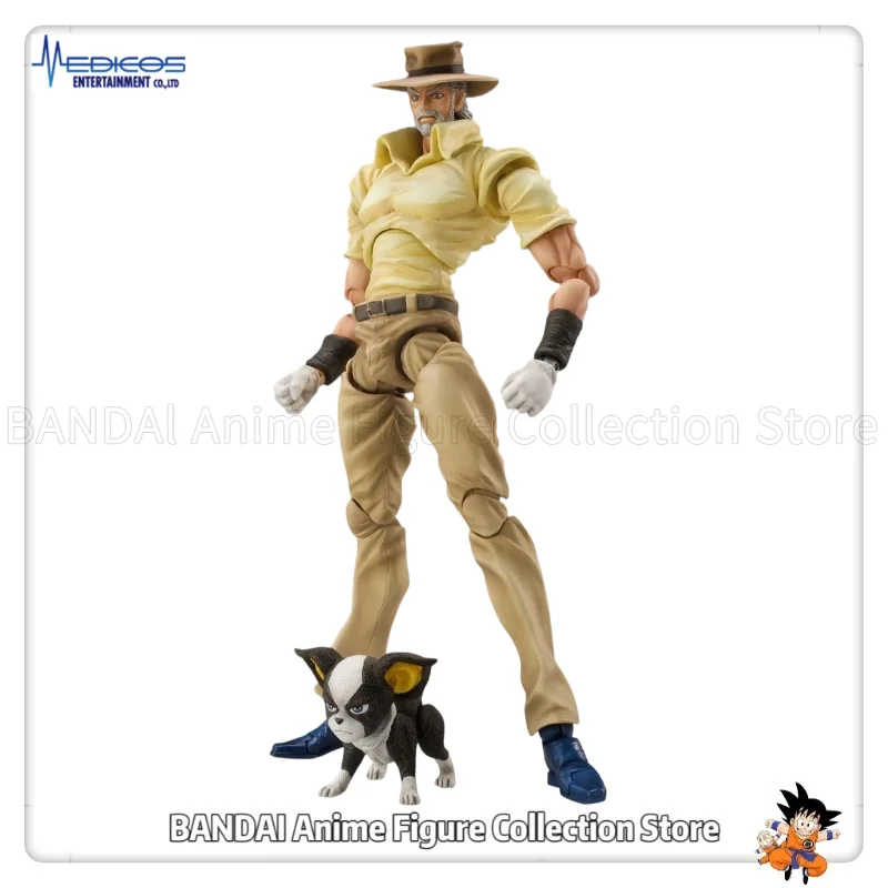 En Stock, Figura Original Super Action Statue MEDICOS-E de JoJo's Bizarre Adventure: Stardust Crusaders, Joseph Joestar e Iggy