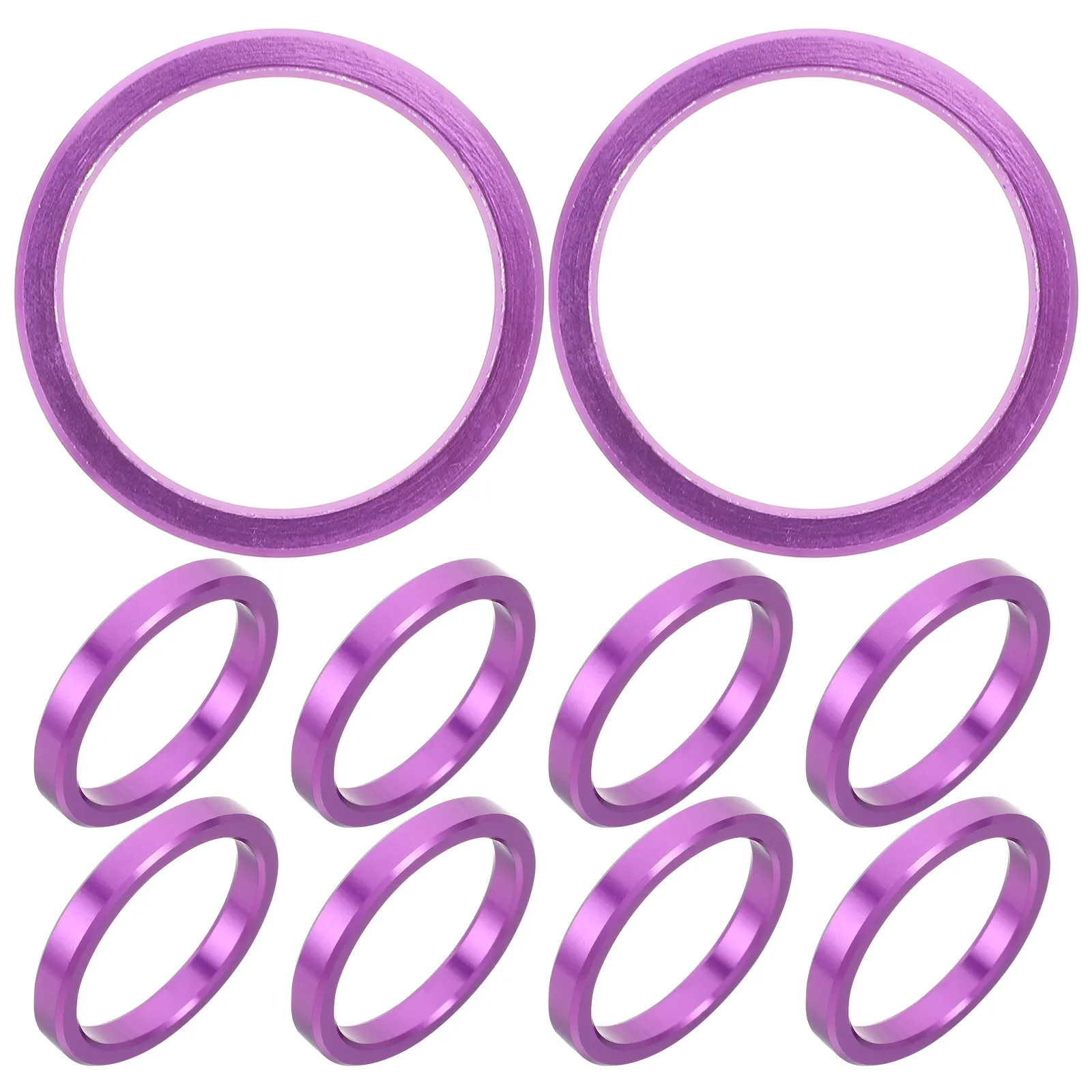 AliExpress NONE 10Pcs Front Fork Headset Spacers Mountain Bike Stem Spacers Aluminum Alloy Cycling Accessories Handlebar Gaskets Rings Road Bike