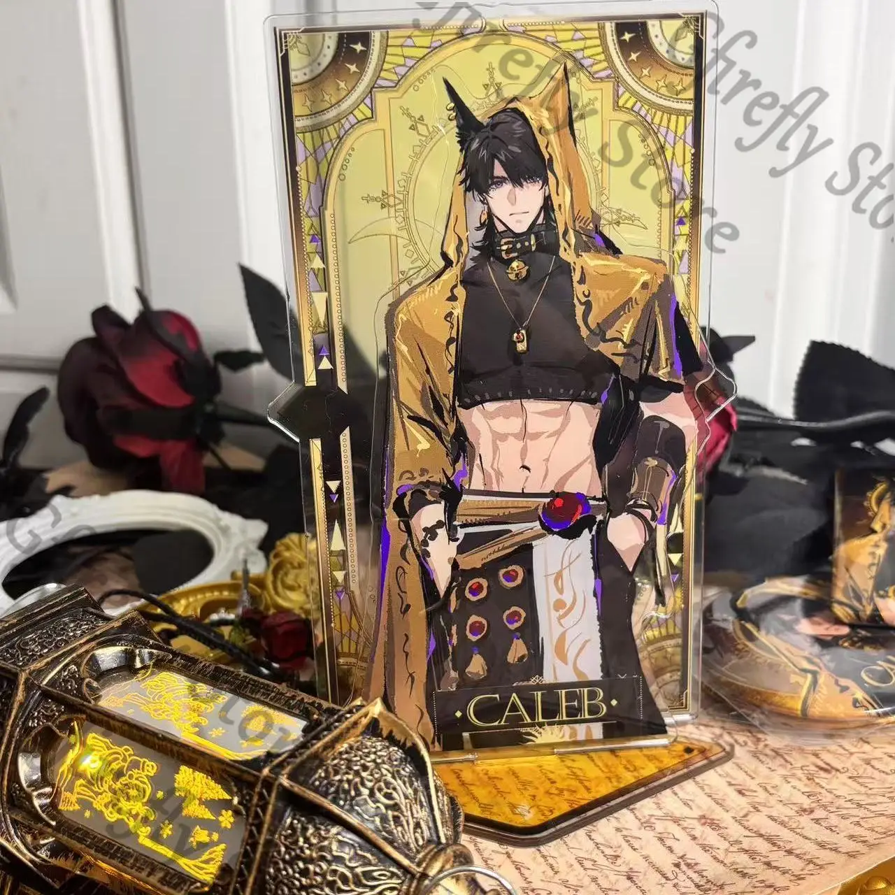 

Love and Deepspace Acrylic Decoration Desktop Standing Sign Colleagues Show Shelf Caleb Indicative Board Ambitus Anime Gift