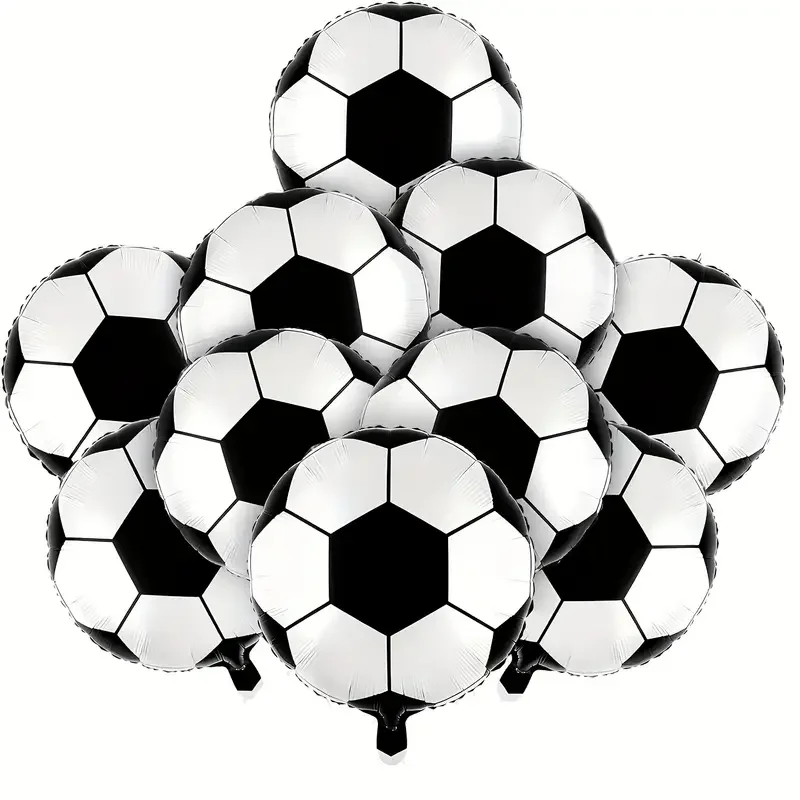 10 stücke 18 zoll Fußball Thema Folie Ballon Girlande Bogen Kit Hochzeit Geburtstag Party Dekoration Fußball Ballons Baby Dusche Dekor