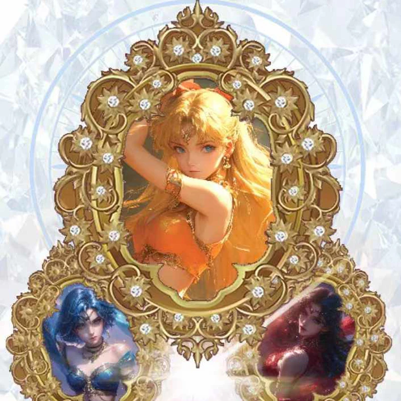 Sailor Moon Card Anime Characters Rare ACG Goddess Story Fantasy Magic Collection Cards Children Christmas Birthday Gifts