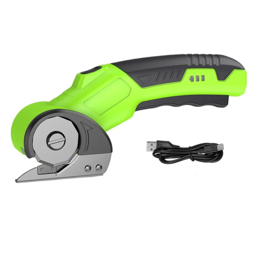 Safety Lock Electric Shears Fast Cutting Quiet Operation Cardboard Cutter Wireless Design Accurate Cutting Rotary Scissors