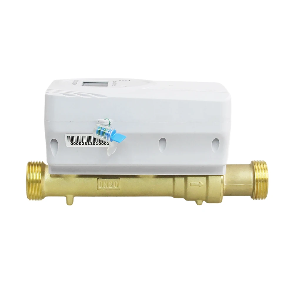 Smart Lorawan Ultrasonic Water Ball Valve IP67 Brass Customizable OEM Meter Reading and Build in Valve Control