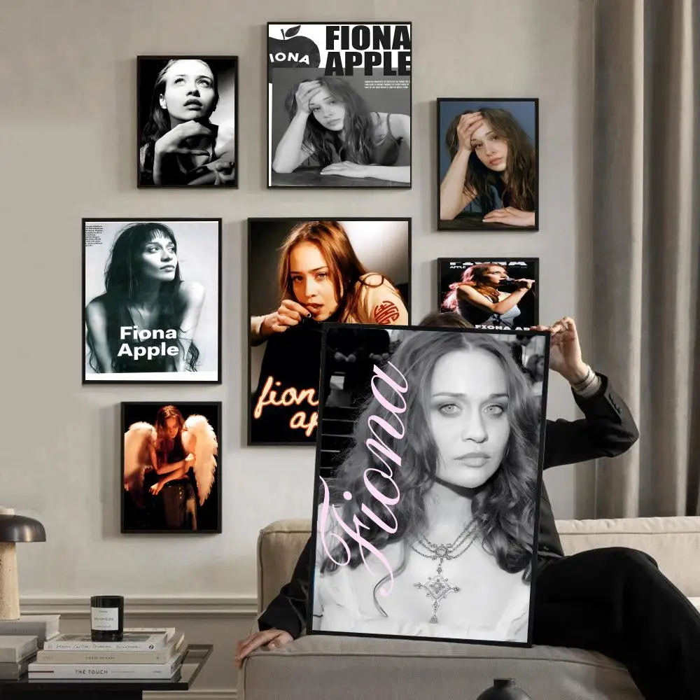 Singer F-Fiona Apple Poster Decorative Wall Art Stickers Mural Photo Print for Home Living Room Hallway Decor