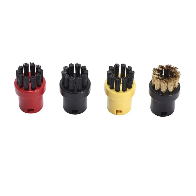 Nozzle Brush Head For Karcher SC2 SC3 SC4 SC5 Steam Cleaner Replacement Accessories Window Nozzle Round Brush-Y48A