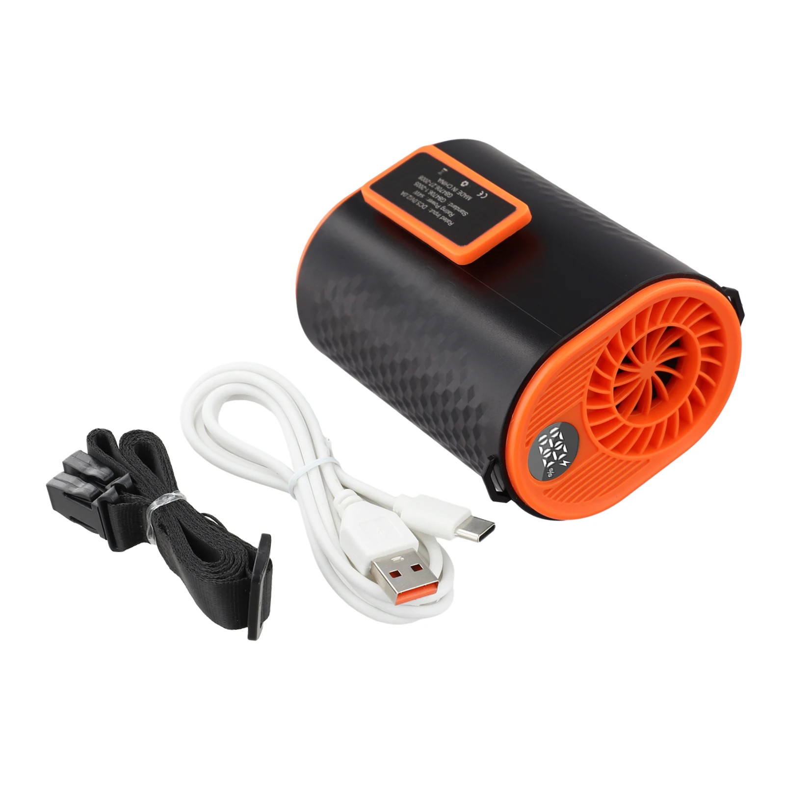 Neck Fan with 5 Adjustable Speeds Rechargeable 3000 mAh Battery Portable Wearable Air Cooler for Outdoor Activities