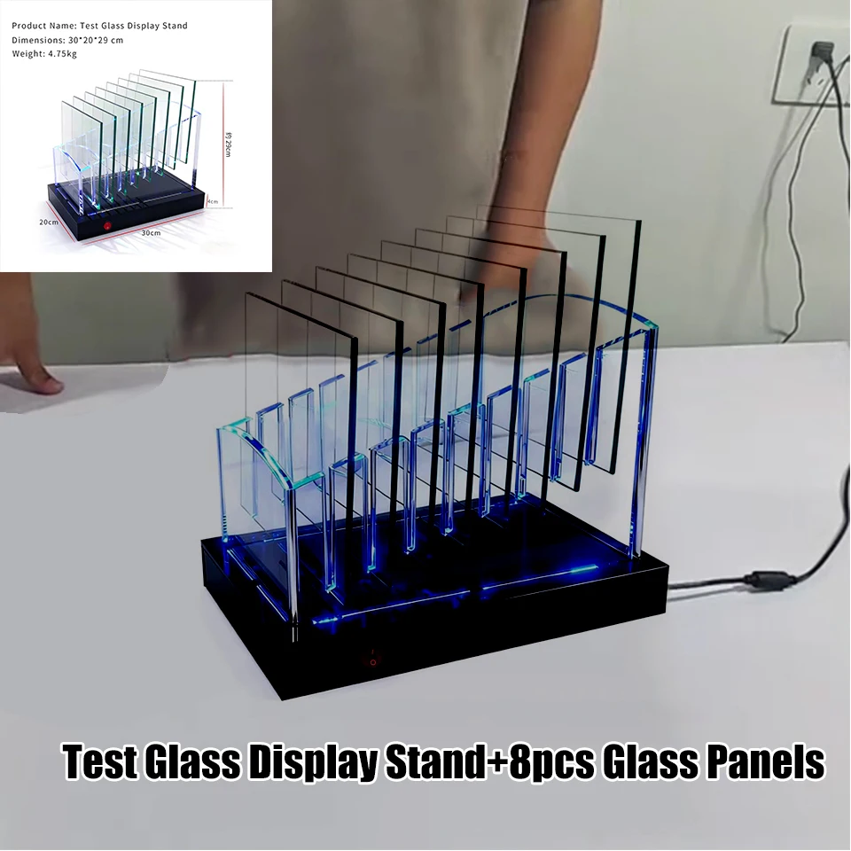 8-Slot Tempered Gla…