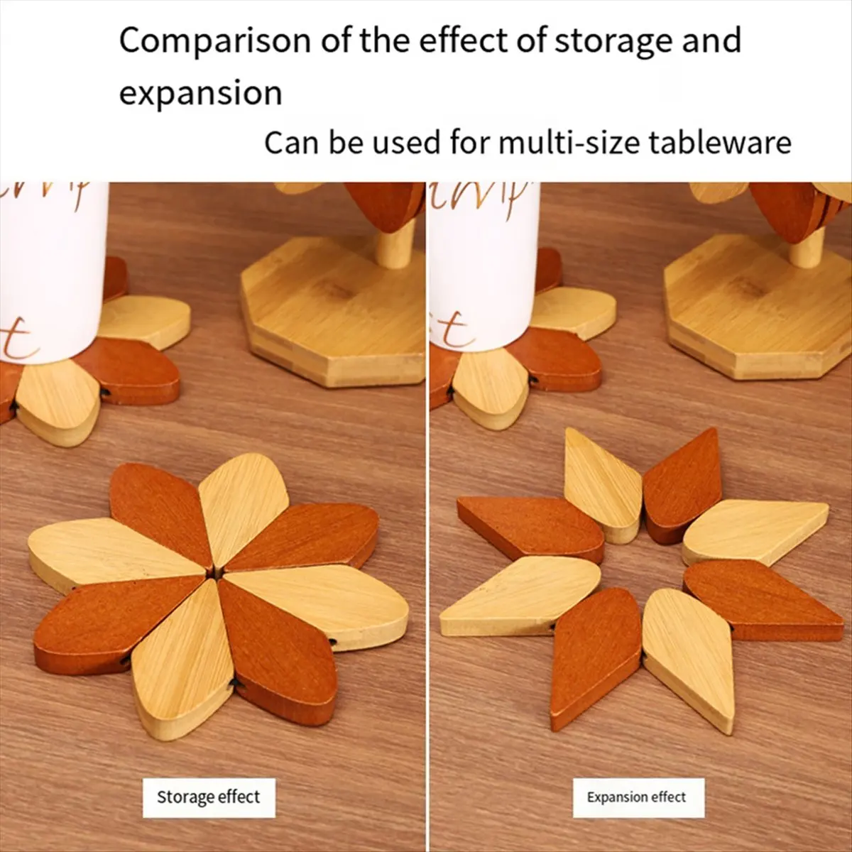 A38M Windmill Shape Kitchen Placemat Insulation Pad Tripod Pot Mat Practical Plate Insulation Pad Kitchen Cup Spacer B