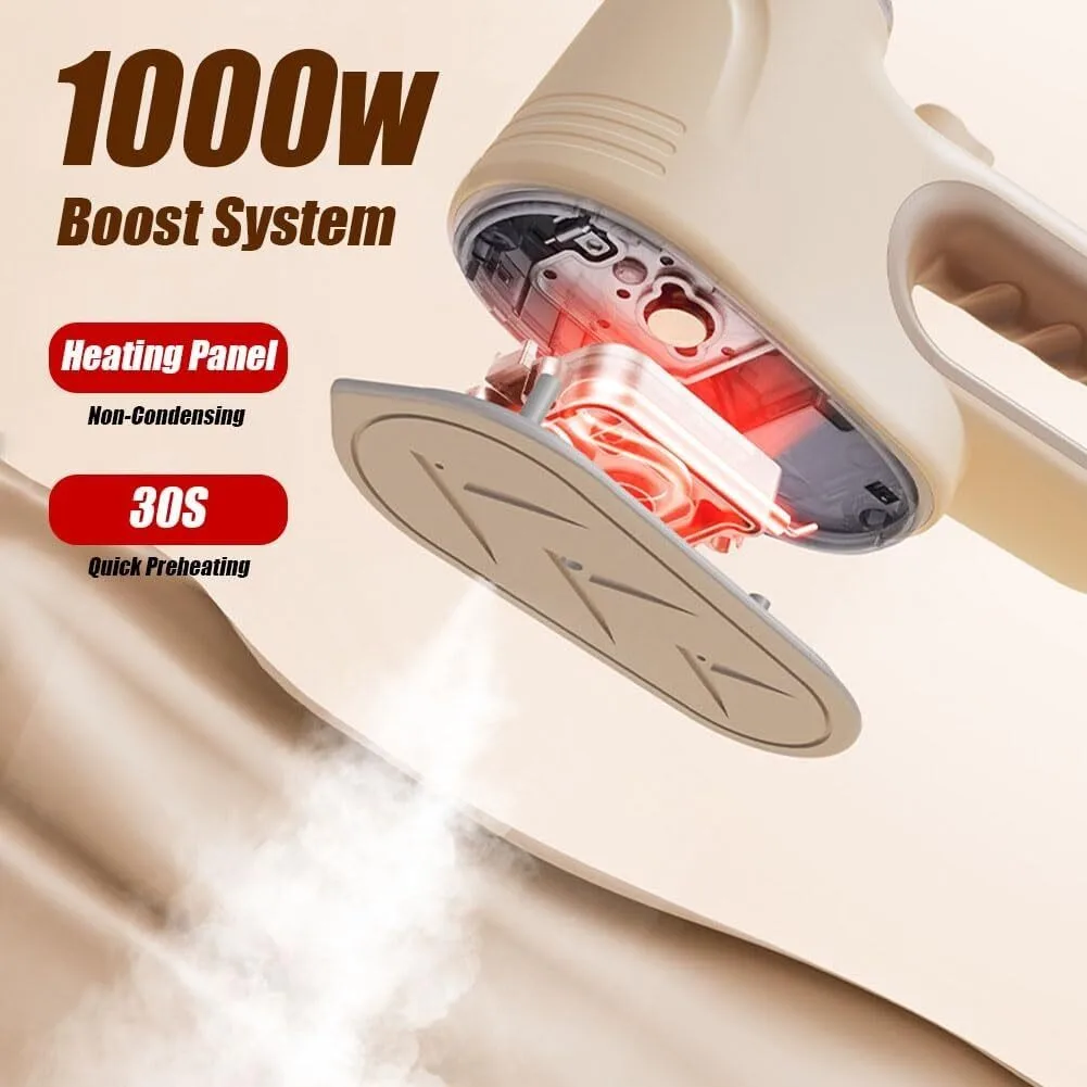2025 Vacuum Steamer for Clothes, 1000W Portable Handheld Clothes Steamer