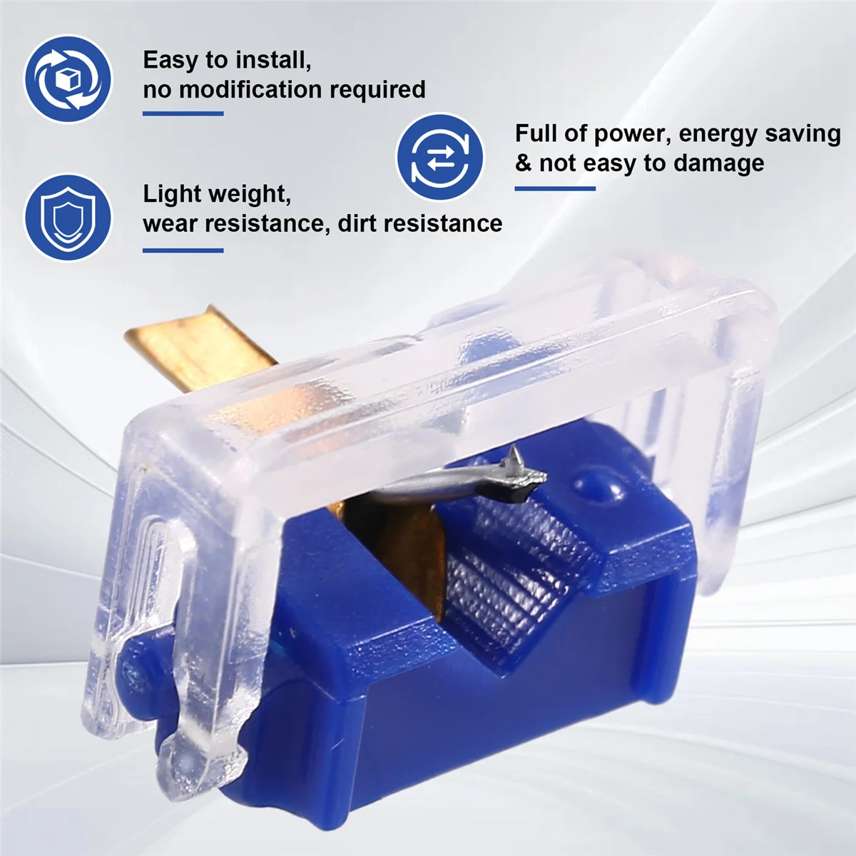 إبرة قلم بديلة ماسية لـ Shure M44-3 N44-7 M44G M44-7 تناسب DUAL M44G، خراطيش LP الفونوغراف الملحقات