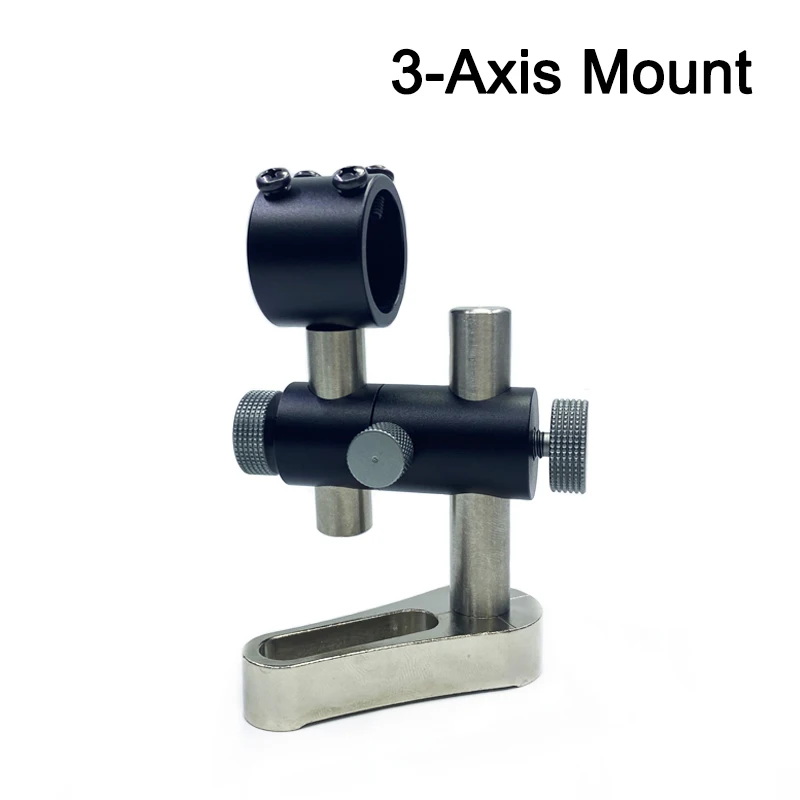 3-axis Laser Aligner Clamp Adjustable High and Low Optical Bracket 360 Degrees for Laser-pointer Module Holder Mount Clamp