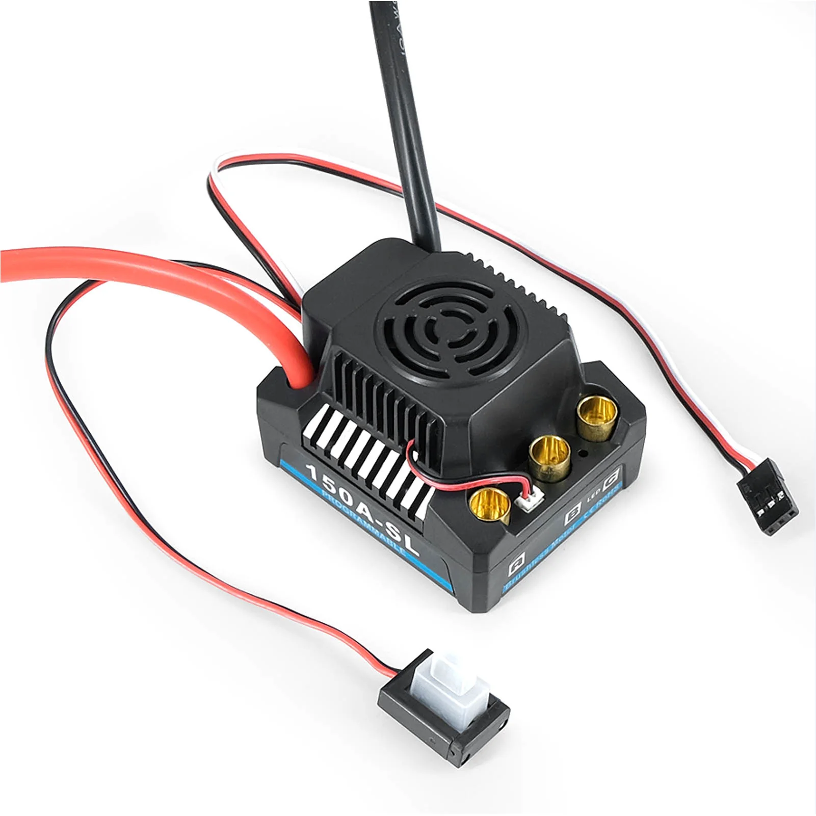 150A Brushless ESC Waterproof Dustproof BEC 5A 5.8V Electronic Speed Controller for 1/8 RC Car