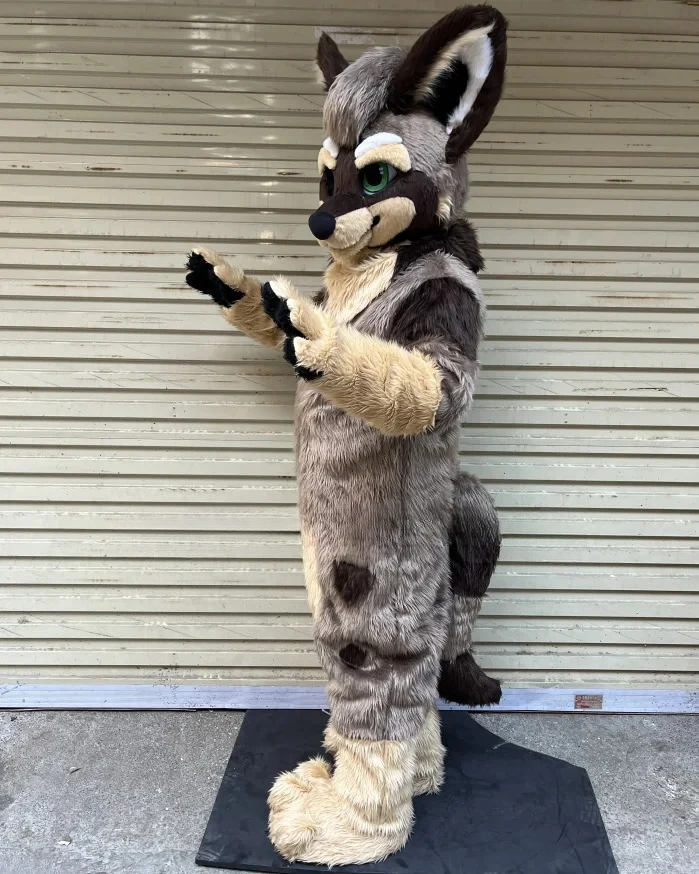 جديد أجش الكلب التميمة هالوين الهذيان الكبار لعب الأدوار الحيوان زي تمويه أداء حفلة عيد ميلاد