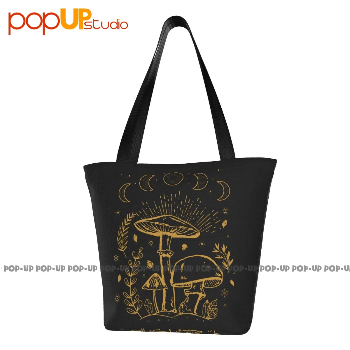 Goblincore Aesthetic Dark Academia Cottagecore Mushroom Handbags Ladies Shopping Bag Waterproof