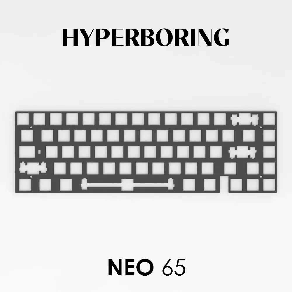 Neo65 Positioning Plate for Mechanical Keyboard PP POM Aluminium Fr4 Material Plate Hot Swap Custom Gaming Keyboard Accessories