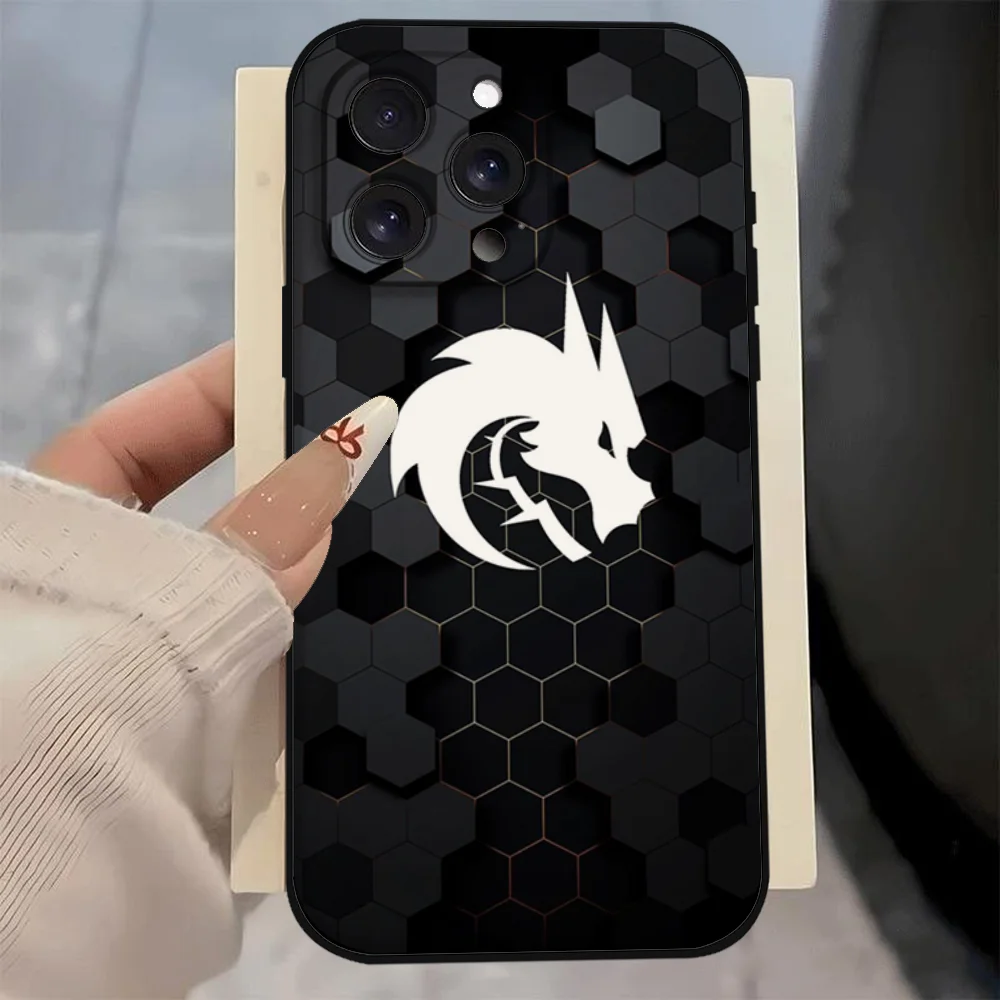 لعبة D-Dota 2 جراب هاتف آيفون 16 15 11 13 14 برو ماكس 7 8 زائد X Xr Xs ماكس 12 جراب غطاء أسود صغير