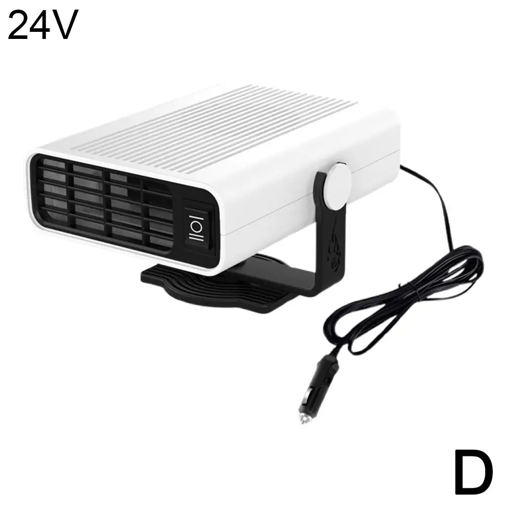 Winter Car Heater Fan 12V/24V 120W Electric Cooling Auto Defroster Heater Car Defogging Anti-Fog Demister Heating Windshiel A9M7