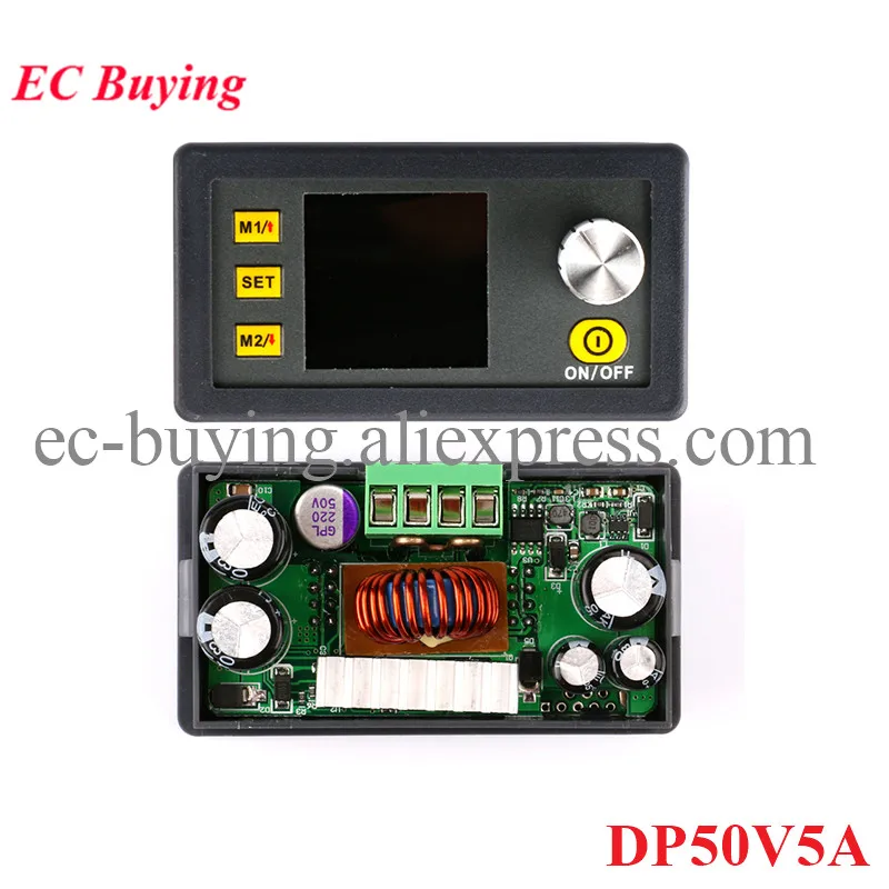 DP 30V 50V 5A Constant Voltage Current Step-down Adjustable Power Supply Module Color LCD DPS3003 DP30V5A DP50V5A Buck Converter