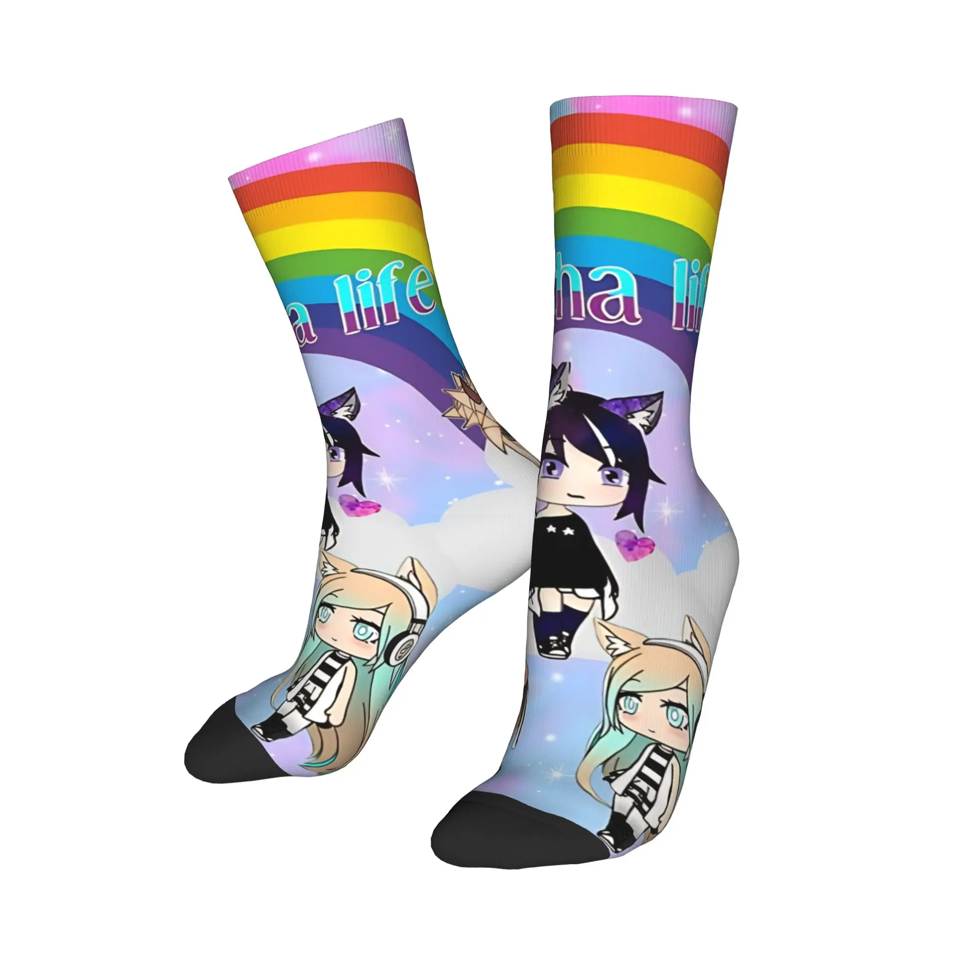 جوارب gacha life anime pack، جوارب عصرية للرجال، جوارب تزلج عالية الجودة، جوارب شتوية مضادة للانزلاق