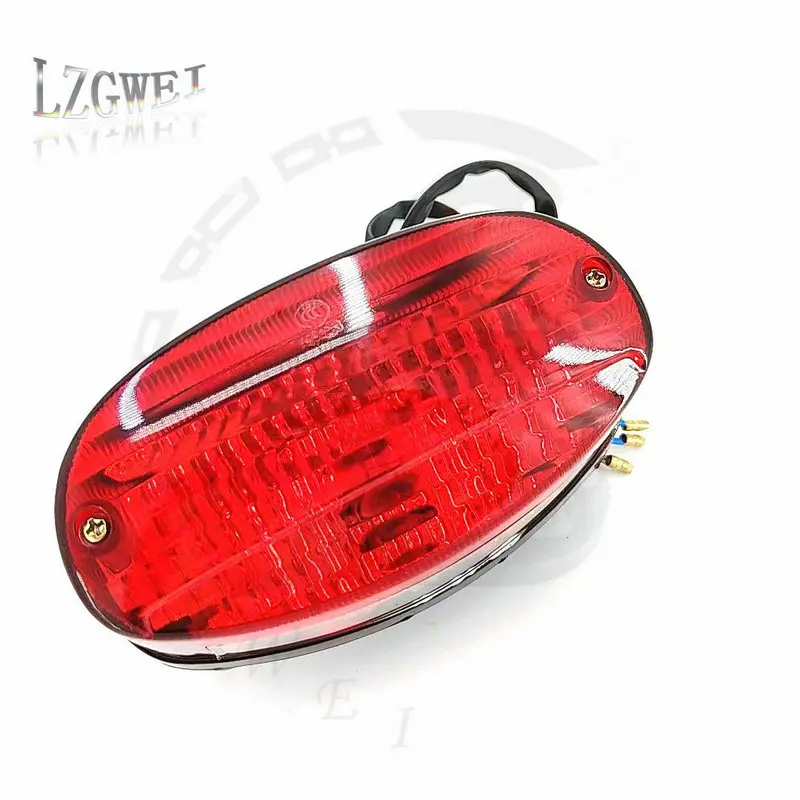 Motorbike Rear Integrated Brake Tail Light For Yamaha Drag Star 400 DS 400 For Kawasaki ZR250 Balius