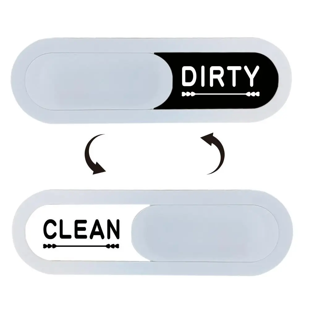 Dishwasher Magnet Sign Clean Dirty Indicator Board Kitchen Appliance Accessory Durable ABS Material Practical Home Utility Gadge