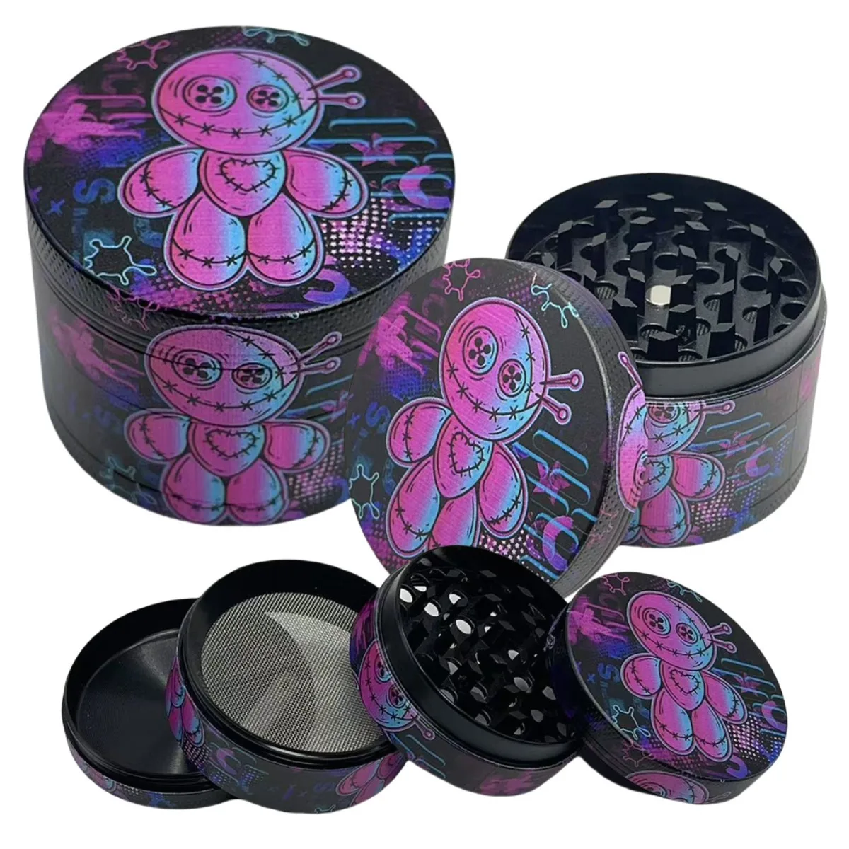 40/50/63 مللي متر معدن البنيت دليل الفلفل الملح مطحنة التوابل هاون التبغ العشب الخام طاحونة السجائر السيجار أداة التدخين اكسسوارات