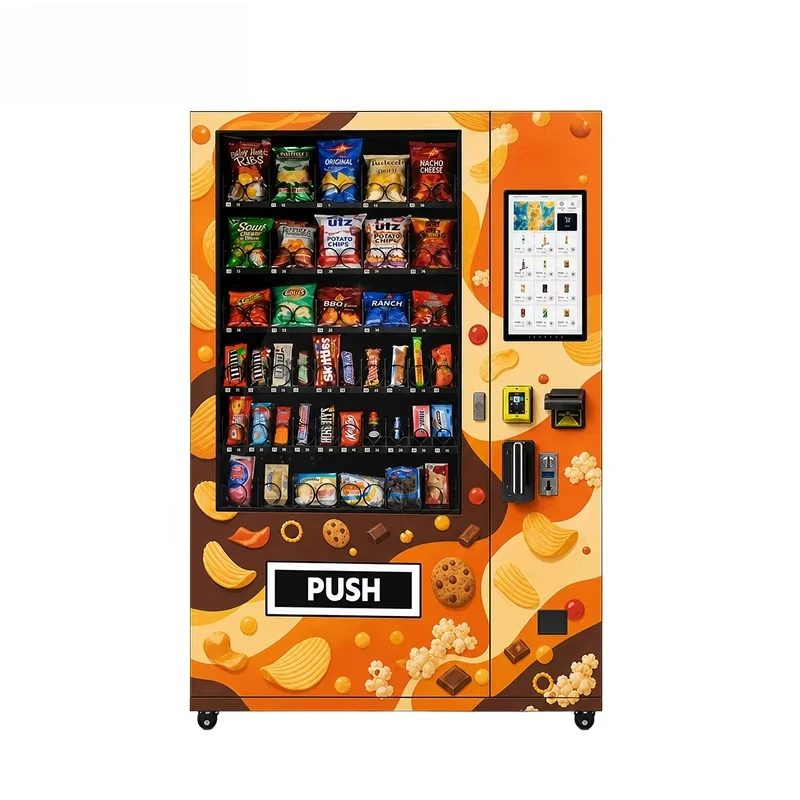 Modern Vending Machine for Self Service Retail with User Friendly Controls and Space Efficient Design