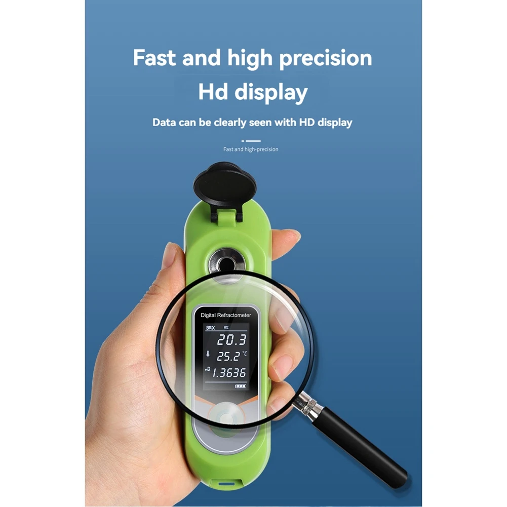 Refractometer Fruit Juice Sugar Meter For Food, Fruits And Vegetables, Beverages