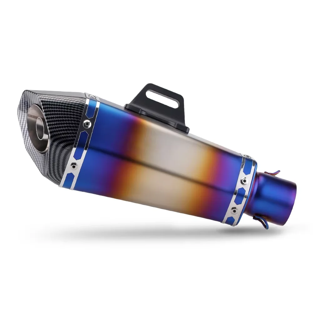 Per X-ADV 750 GSX250R 302R R25 Z400 Z900 Moto tubo Di Scarico Marmitta Tubo echappement moto ak con db killer