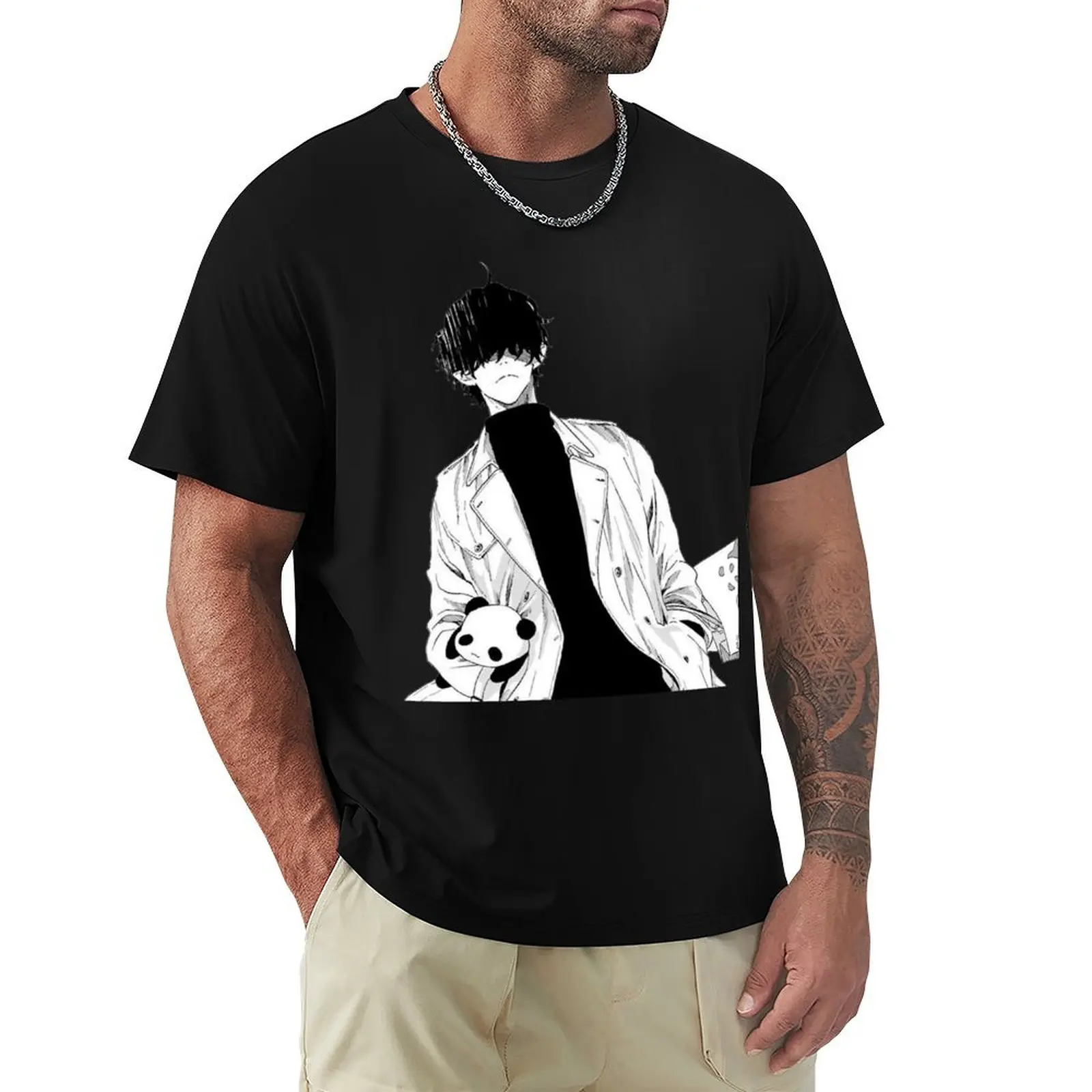 

Kyuujitsu no Warumono-san T-Shirt Soft Casual Short Sleeve Cotton Tee