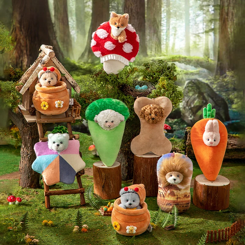 

Lina Bear Peach Blossom Spring Plush Series Blind Box Collectibles Cute Birthday Gifts For Girls Dolls Bedroom Decorative Items