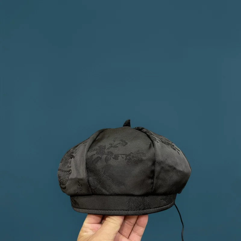 

Embroidered Beret High End Quality Unique Accessory Couples Special Festival Gift Stylish Similar Hats Hats for Women Winter Hat