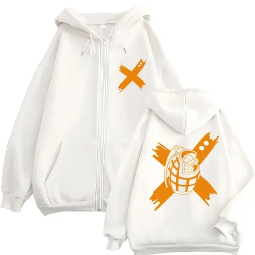 Imagen 2 del producto Sudaderas con cremallera de Anime japonés My Hero Academia, sudadera Vintage de Manga a la moda Harajuku, abrigos de chándal de lana de gran tamaño para hombres y mujeres